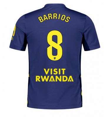 Atletico Madrid Pablo Barrios #8 Segunda Equipación 2025-26 Manga Corta